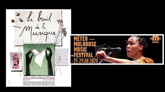A l'improviste : Affiche des Festivals Météo et Le Bruit de la Musique