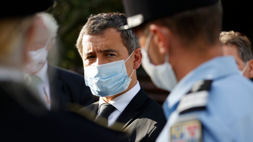 Gérald Darmanin - Ministre de l'intérieur en visite à Plailly (Thomas Samson)