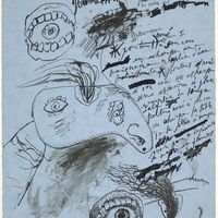 « Etudes : tête de femme et poèmes en français (9 et 11 octobre 1936) », Pablo Picasso