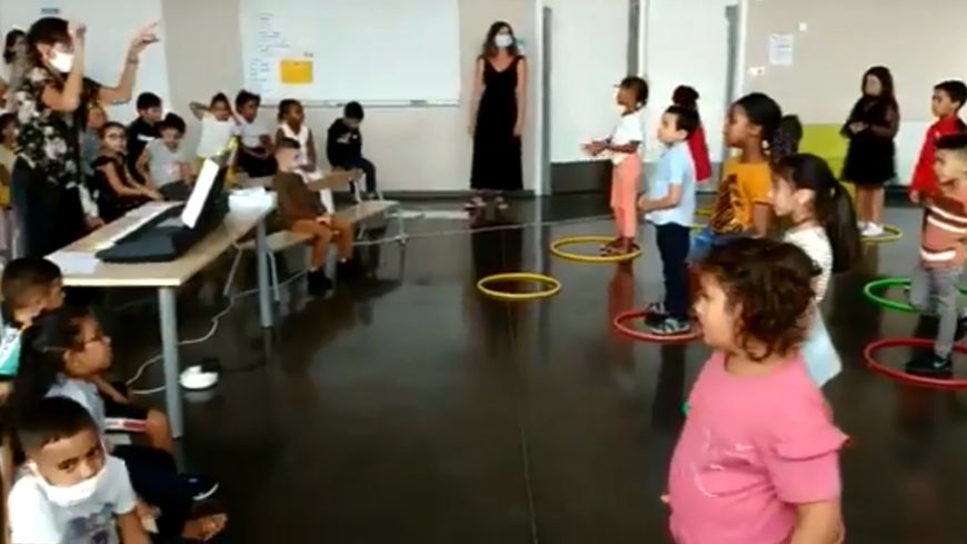 Rentrée en musique à l'école Henri Wallon à Nîmes