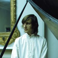 Trevor Pinnock au Victoria and Albert Museum de Londres, en 1973