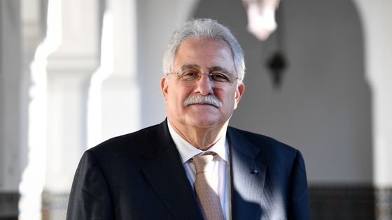 Le recteur de la Grande Mosquée de Paris, Chems-eddine Hafiz.