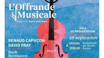 Affiche Offrande musicale Fray / Capuçon St Savin