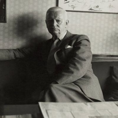 Carl Theodor Dreyer, le cinéaste danois, en 1964