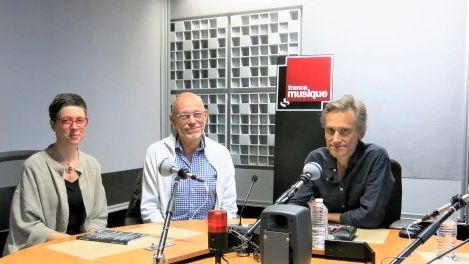 France Musique, studio 451... Chantal Cazaux, Philippe Venturini & Pierre Flinois (g. à d.) ©Radio France - Annick Haumier / RF
