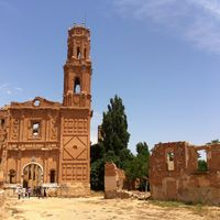 Belchite, Aragon, Espagne - Ville détruite pendant la guerre civile espagnole (1937)