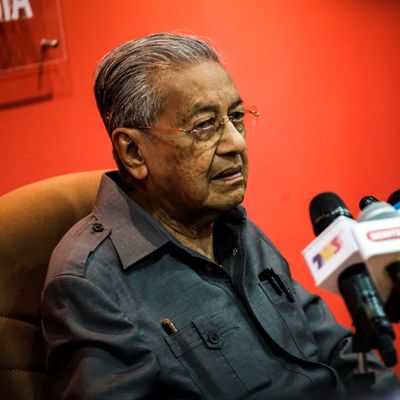 L'ex-premier ministre de Malaisie, Mahathir Mohamad.