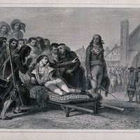 La mort de Bonchamps, gravure d'après Auguste Raffet