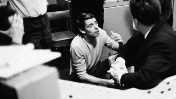 Le chanteur belge Jacques Brel lors d'une séance d'enregistrement au théatre de l'ORTF, le 10 novembre 1966 ©Getty - Jacques Haillot/Sygma