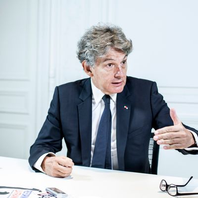Thierry Breton, commissaire européen en charge du marché intérieur, de l'industrie, du numérique et de l'espace, le 1er septembre 2016