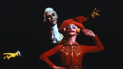 Vladimir Levashov et Vladimir Vasiliev (directeur artistique du Théâtre du Bolchoï dans les années 1990) production du Ballet du Bolchoï de «Casse-Noisette». ©Getty - Erich Auerbach