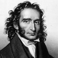 Niccolo Paganini (Gênes, 27 octobre 1782 - Nice, 27 mai 1840 )