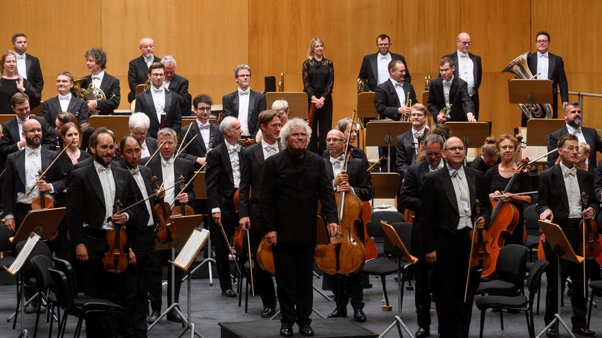 London Symphony Orchestra avec Simon Rattle, un des grands bénéficiaires des aides à la culture britanniques.
