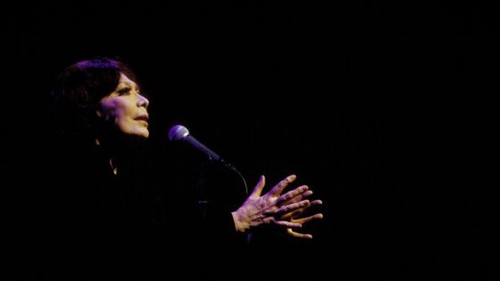 Juliette Gréco à l'Olympia, en 1993 ©Getty - Laurent Sola/Grammo-Rapho