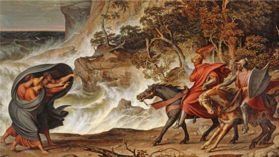 Joseph Anton Koch : Macbeth et les sorcières (détail), 1829/1830, huile sur toile, 114 x 155.2 cm ©Getty - Sepia Times/Universal Images Group
