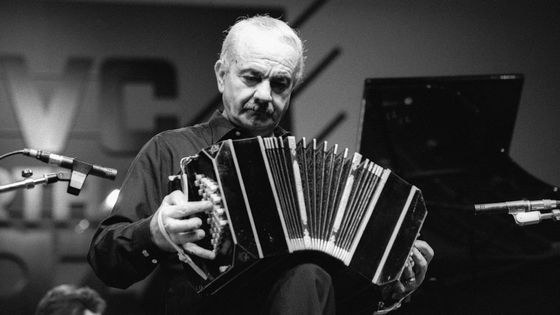 Astor Piazzola en concert au North Sea Jazz Festival à La Haye en 1985 ©Getty