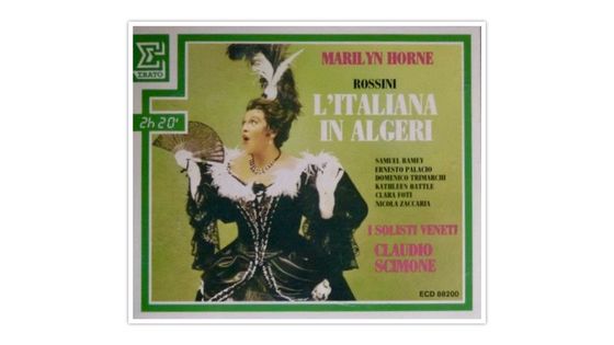 L'Italienne à Alger par Claudio Scimone, Erato (1981)