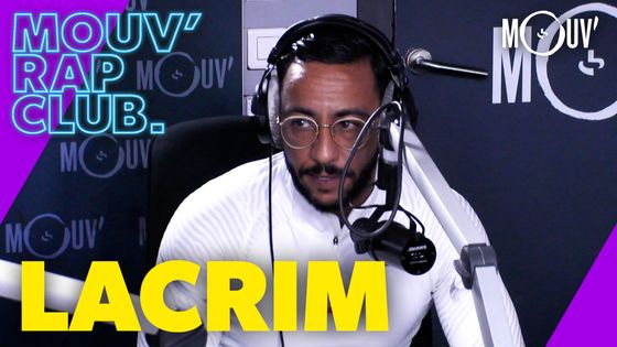 Lacrim dans Mouv' Rap Club ©Radio France