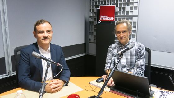 France Musique, studio 361... Ces messieurs Timothée Picard & Philippe Venturini (g. à d.) ©Radio France - Annick Haumier / RF