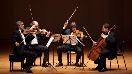 Le Quatuor Borodine en 2020 : Ruben Aharonian, Sergei Lomovsky, violons – Igor Naidin, alto – Vladimir Balshin, violoncelle - Photo by Ny Che Goyang / Aram Nuri Arts Center