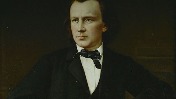 Portrait de Johannes Brahms (1833-1897) par Josef Novak - Imagno/Getty Images