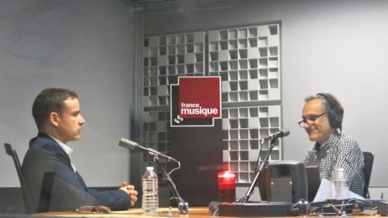 France Musique, studio 361... Timothée Picard & Philippe Venturini (g. à d.)