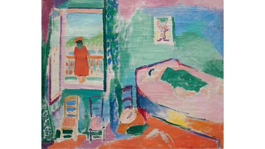 Henri Matisse : La Sieste, 1905. Huile sur toile 60 × 73 cm. Merzbacher Kunststiftung