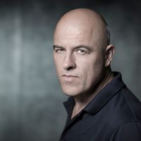 Portrait de Dominique A, auteur-compositeur-interprète, le 26 septembre 2018 à Manosque, lors du festival littéraire "Les Correspondances".