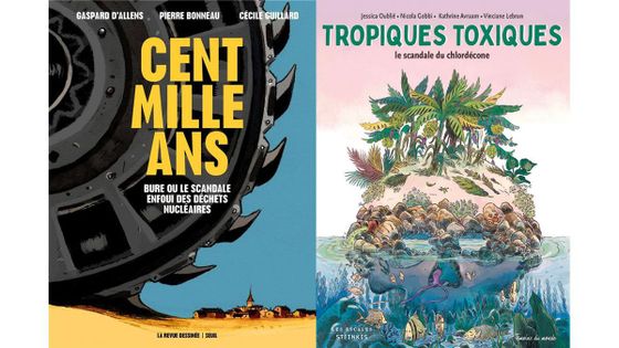 ICI ET LA, POISONS MORTELS ET INVISIBLES - CECILE GUILLARD, LA REVUE DESSINEE-SEUIL / NICOLA GOBBI, STEINKIS-LES ESCALES
