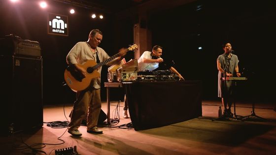 Le trio Luc Ex, Audrey Chen et DJ Illvibe - Jean-Claude Sarrasin