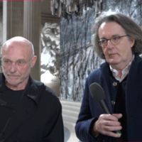 Anselm Kiefer et Pascal Dusapin sous la coupole du Panthéon, novembre 2020