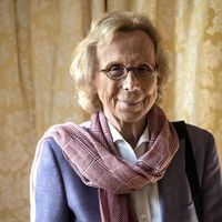 La philosophe Elisabeth de Fontenay, en novembre 2018, à Paris, France