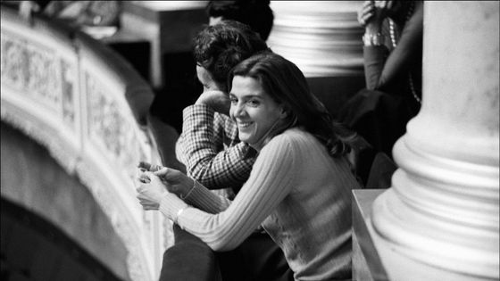 Gisèle Halimi lors du débat sur la dépénalisation de l'interruption volontaire de grossesse (IVG) à l'Assemblée naionale en 1974 ©Getty - Gilbert UZAN / Contributeur