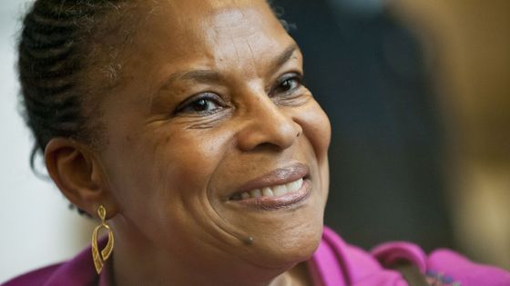 Christiane Taubira, garde des sceaux et ministre de la justice le 21 Octobre 2013, a Lyon, France. ©Getty - Robert DEYRAIL/Gamma-Rapho