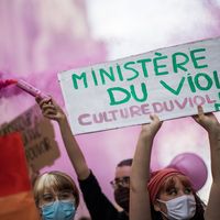 Manifestation, mouvement Metoo, Nantes, 10 juillet 2020.