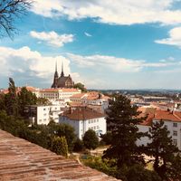 Vue de Brno, ville de naissance de Vitezslava Kapralova (1915-1940)