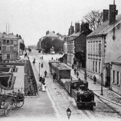 rue de la république, à Vierzon en 1900