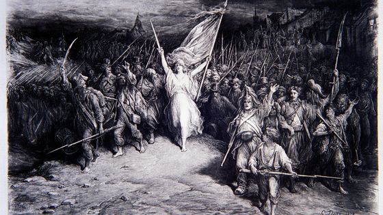 La Marseillaise, par Gustave Doré, Collection Corbis Documentary - Chris Hellier