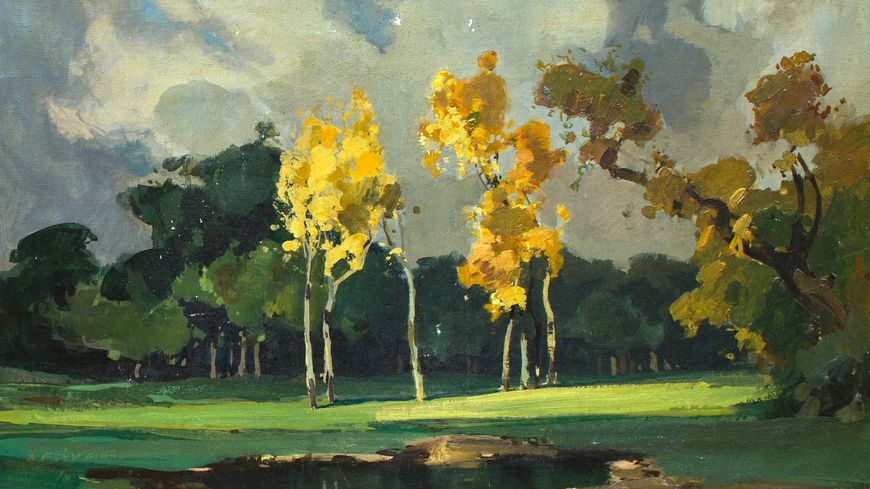 "Marais à l'automne, Sologne" de Lucien Péri (1880-1948)