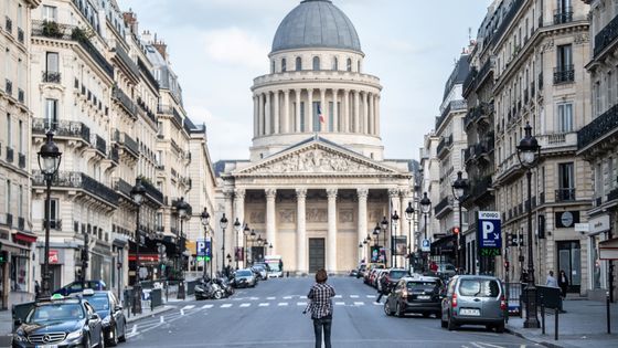 Le Panthéon, Paris le 19 mars 2020 ©AFP - Martin BUREAU