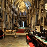 Intérieur de la Cathédrale de Canterbury