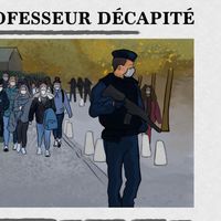 Le 9 octobre 2020, Abdoullakh Anzorov prend connaissance de la polémique qui enfle autour de Samuel Paty. Il fixe son choix sur lui. Une semaine plus tard, il passe à l’acte.