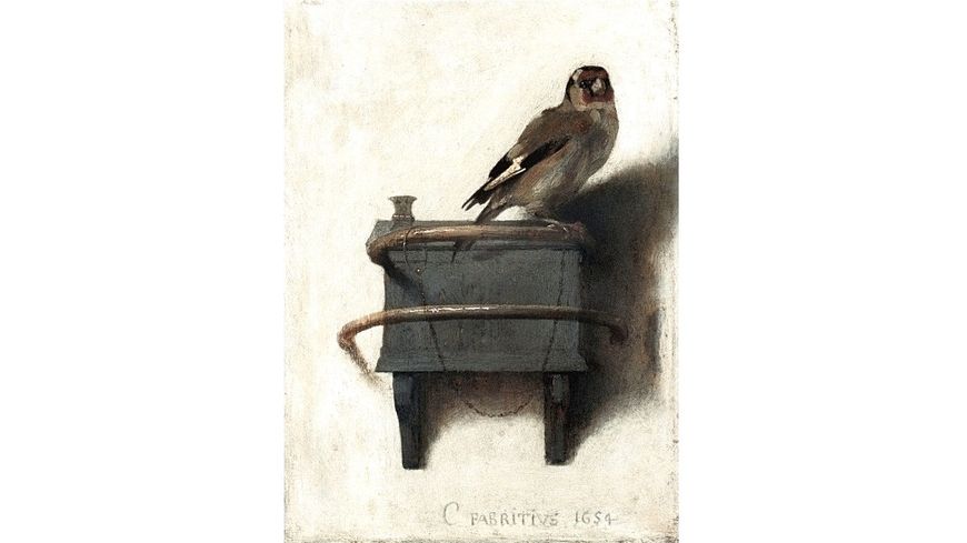 Carel Fabritius, "Le Chardonneret ". Musée Mauritshuis de La Haye, Hollande