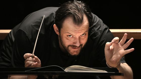 Le chef d'orchestre Andris Nelsons, directeur musical de l'Orchestre Symphonique de Boston ©Getty - Photo by Lane Turner/The Boston Globe via Getty Images