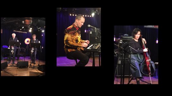 Michel Portal, Louis Sclavis, Médéric Collignon et Nesrine au Triton le 20 novembre 2020 ©Radio France - Yvan Amar
