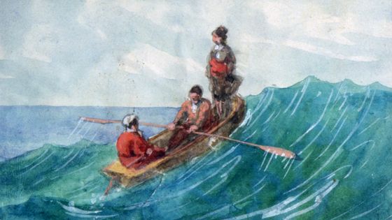 Le Bateau, aquarelle de George Sand. ©Getty - Photo by : Universal History Archive/UIG via Getty Images