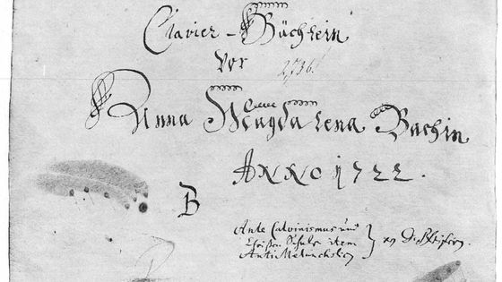 Jean-Sébastien Bach. Clavier-Büchlein vor Anna Magdalena Bach traduit par "Petits livres de notes d'Anna Magdalena Bach" (1722)