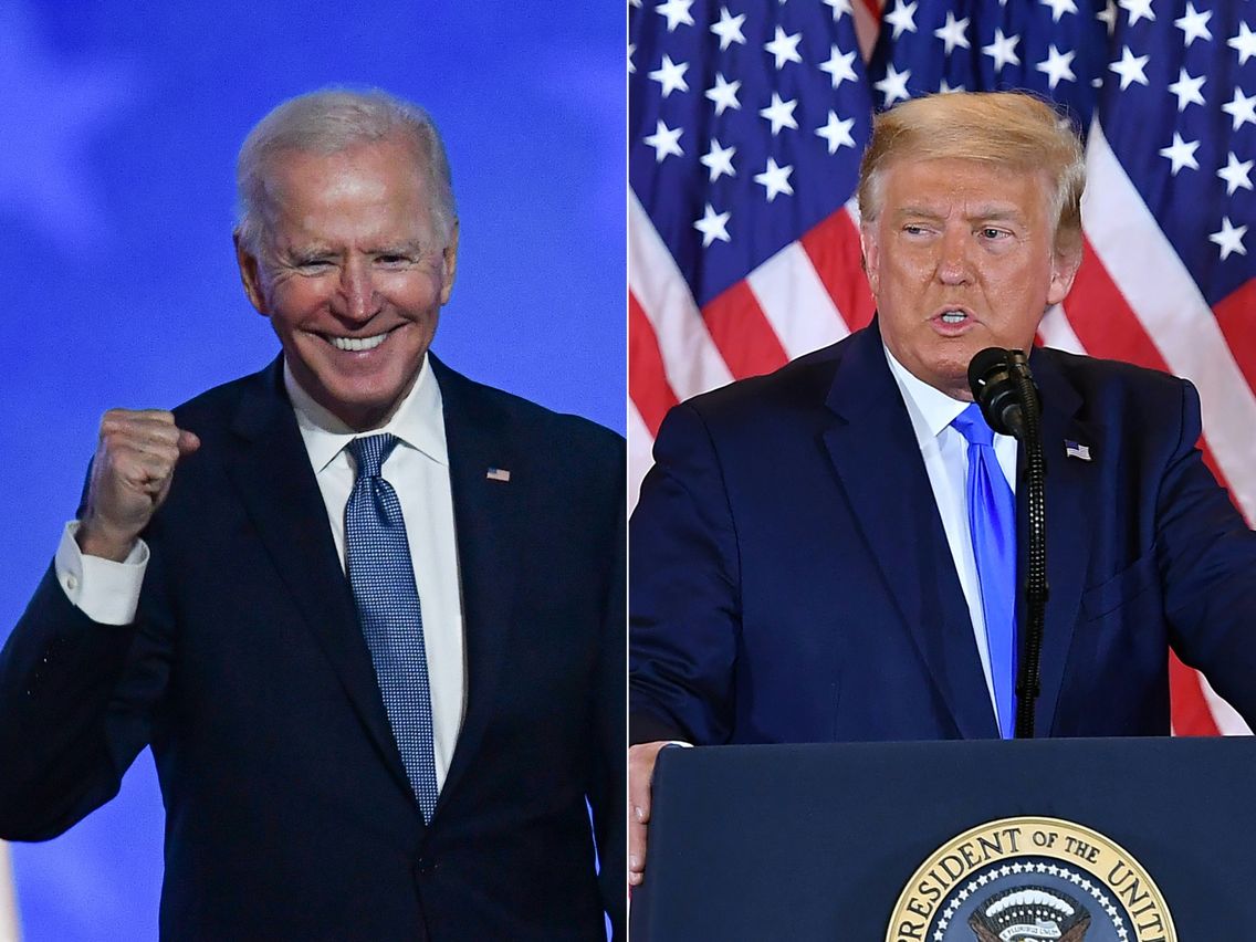 Joe Biden et Donald Trump semblent tous deux décidés à revendiquer la victoire