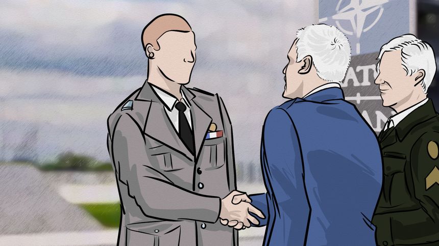 En 2018, Marc est affecté à la base de l’Otan située à Lago Patria, près de Naples (Italie).