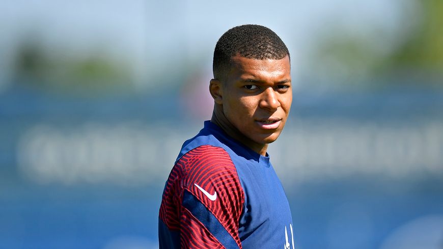 Kylian Mbappé - entrainement du PSG (Aurélien Meunier)